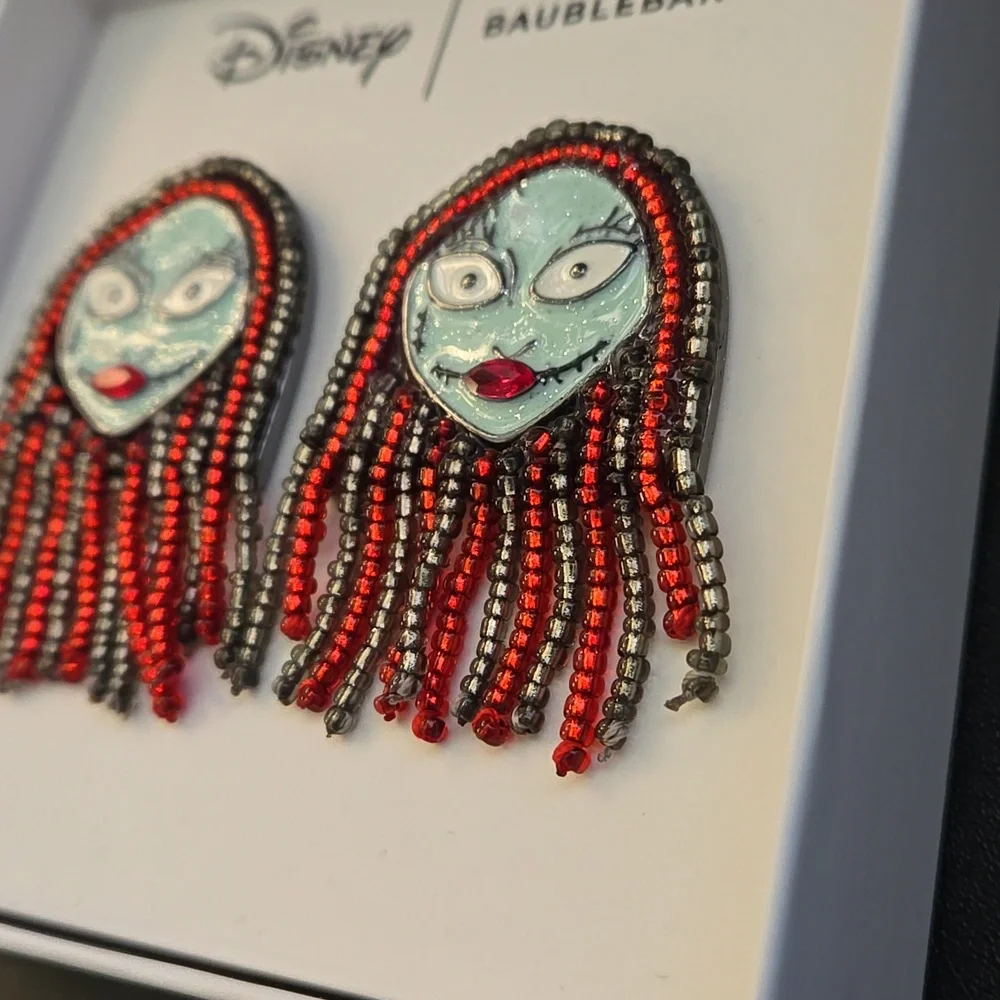 BaubleBar x Disney Beaded Earrings, Sally Nightmare Before Christmas, NWT - Picture 6 of 7